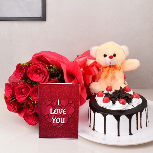Valentine Day Love Hamper cakegift.in